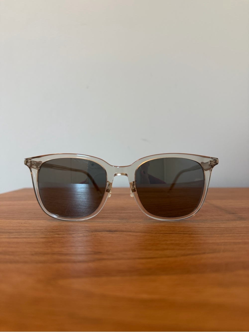 YSL AUTHENTIC clear frame sunglasses